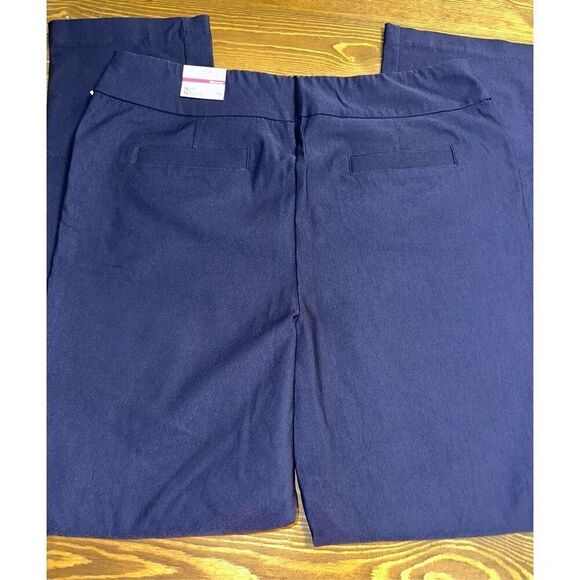 Kim Rogers Navy Blue PullOn Pants size 14A Tummy Control - Picture 4 of 5